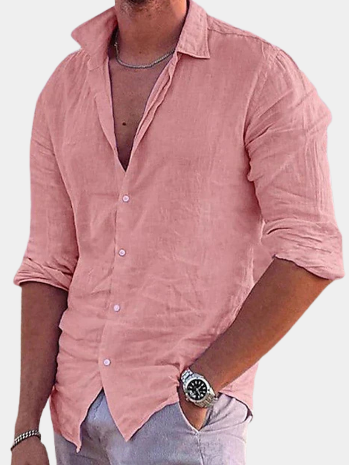 Callen | Men’s Linen Shirt designed for Relaxed Summer Wear