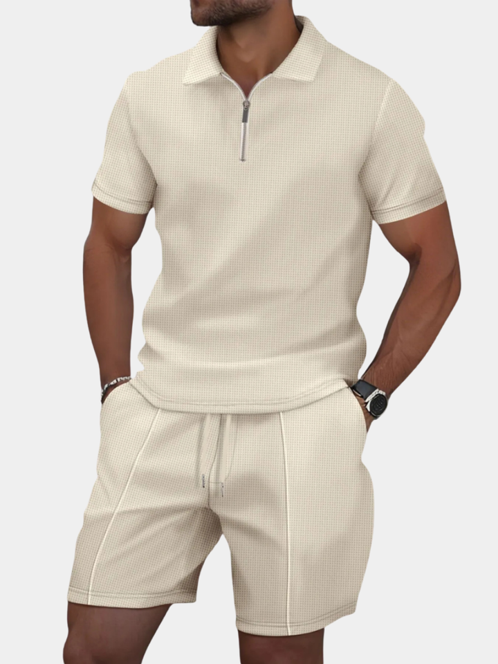 Rocco | Men’s Co-Ord Set in a Textured Knit Style