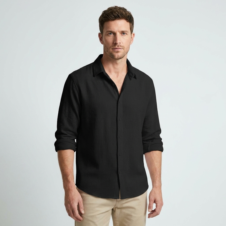 Mateo | Men's Lightweight Textured Shirt for Casual Everyday Wear