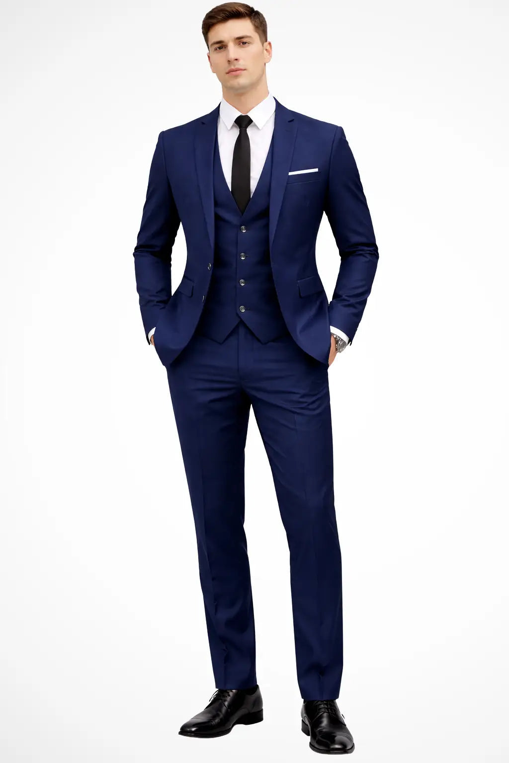 Dominic | Men’s Three Piece Suit in a Sharp Formal Fit