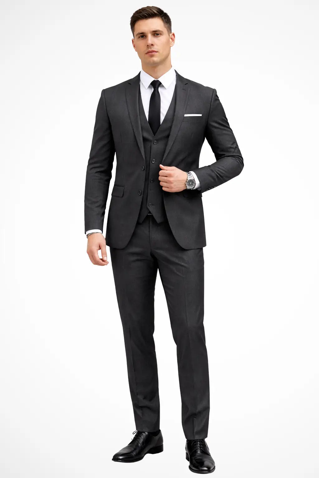 Dominic | Men’s Three Piece Suit in a Sharp Formal Fit