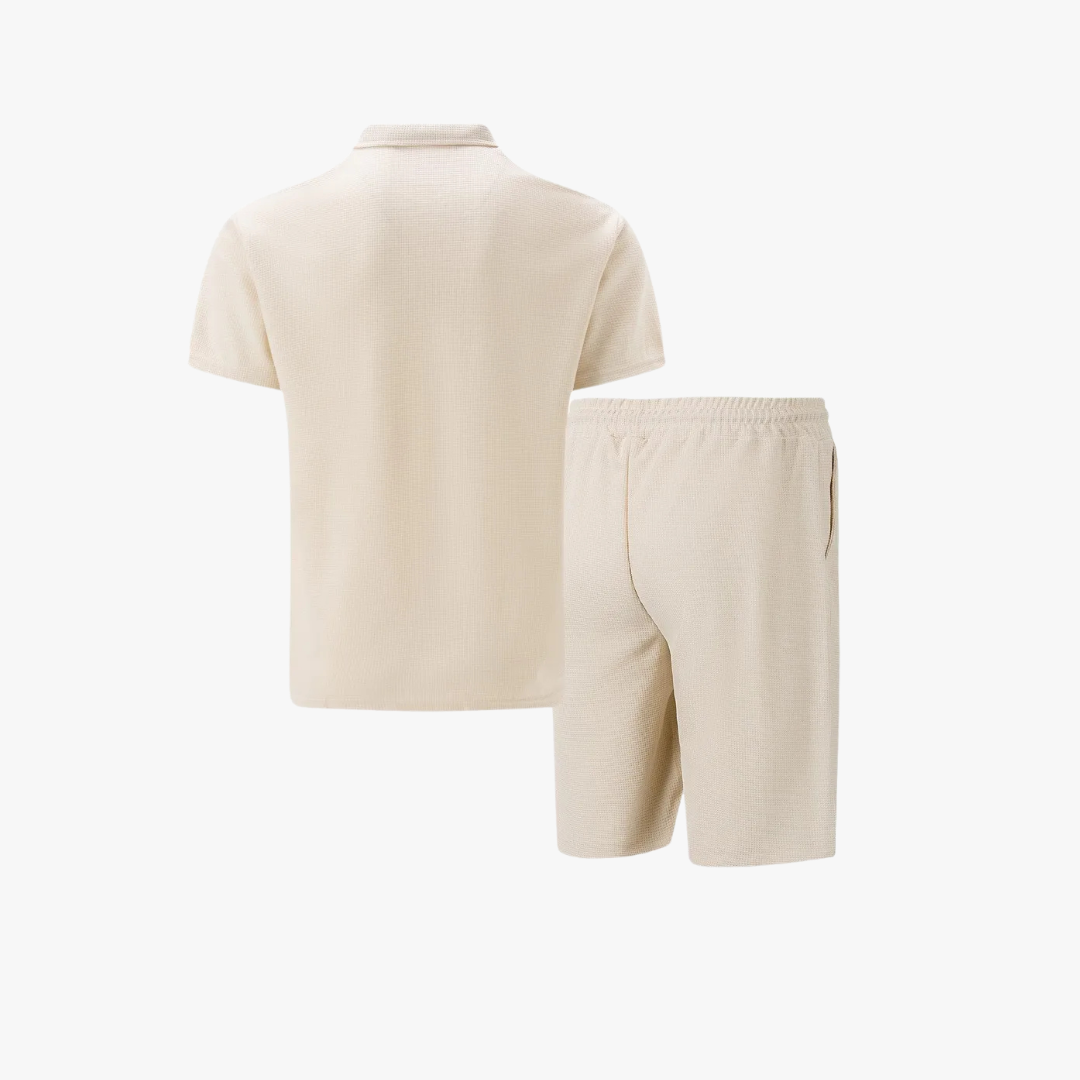 Rocco | Men’s Co-Ord Set in a Textured Knit Style