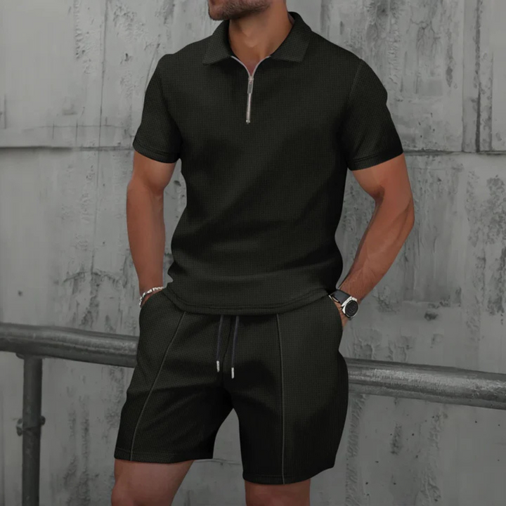 Rocco | Men’s Co-Ord Set in a Textured Knit Style