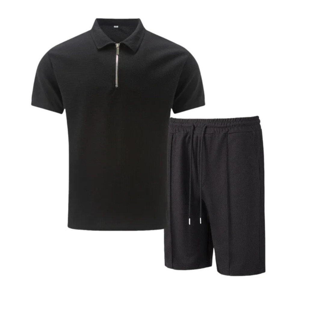 Rocco | Men’s Co-Ord Set in a Textured Knit Style