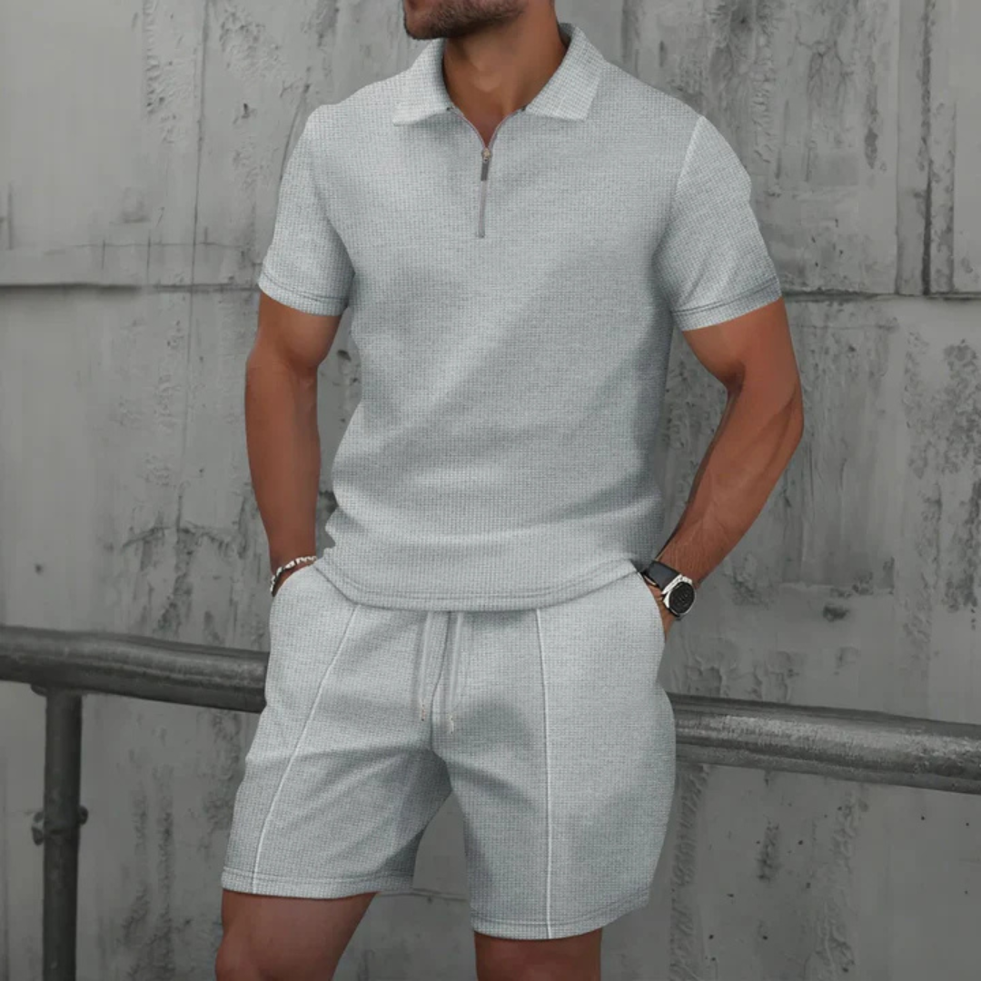 Rocco | Men’s Co-Ord Set in a Textured Knit Style