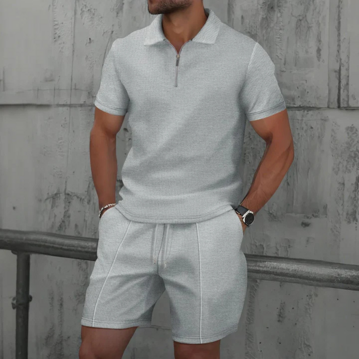 Rocco | Men’s Co-Ord Set in a Textured Knit Style