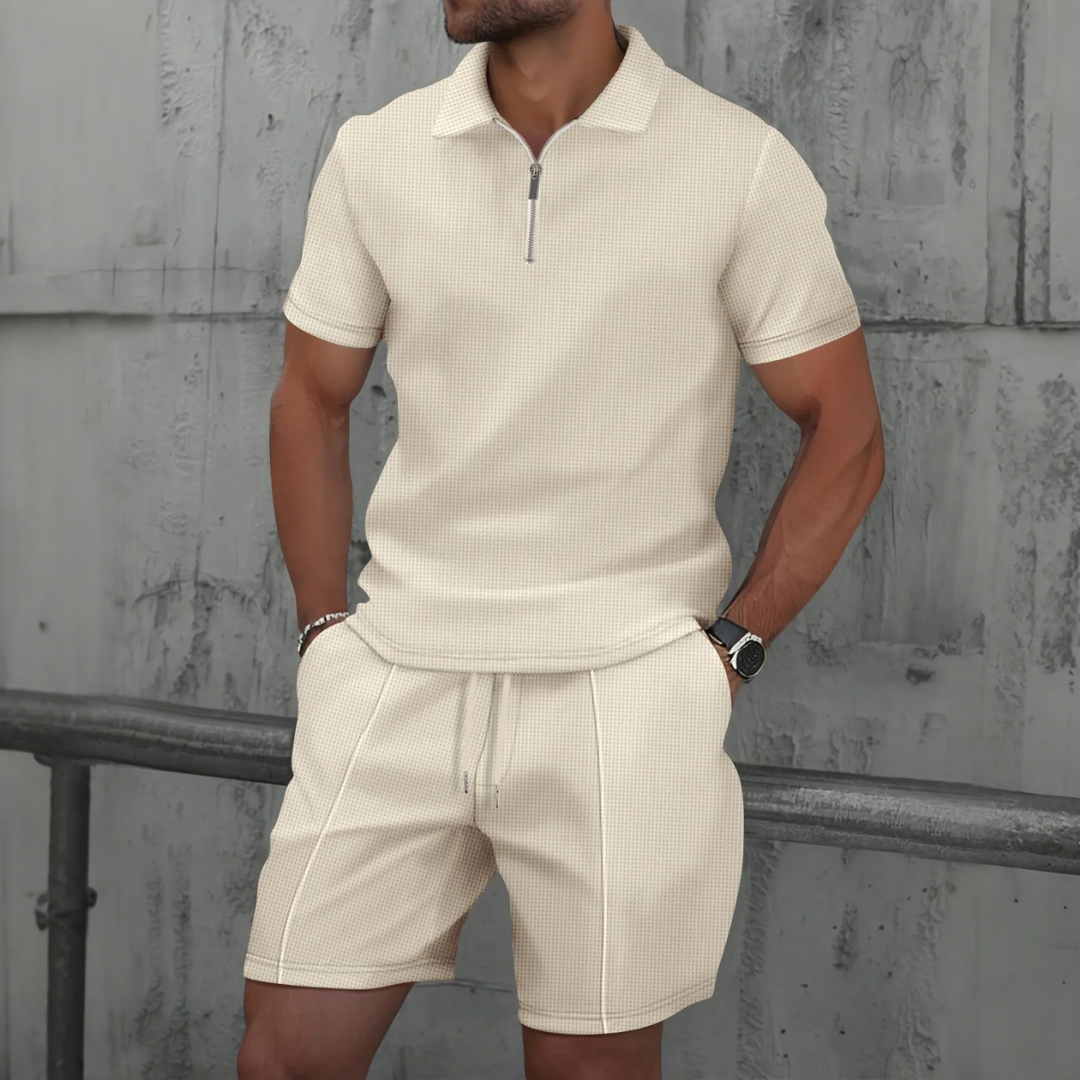 Rocco | Men’s Co-Ord Set in a Textured Knit Style