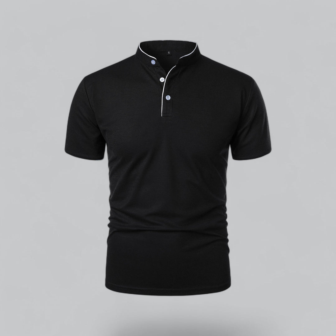Nico | Men’s Polo Shirt featuring a Stand Collar