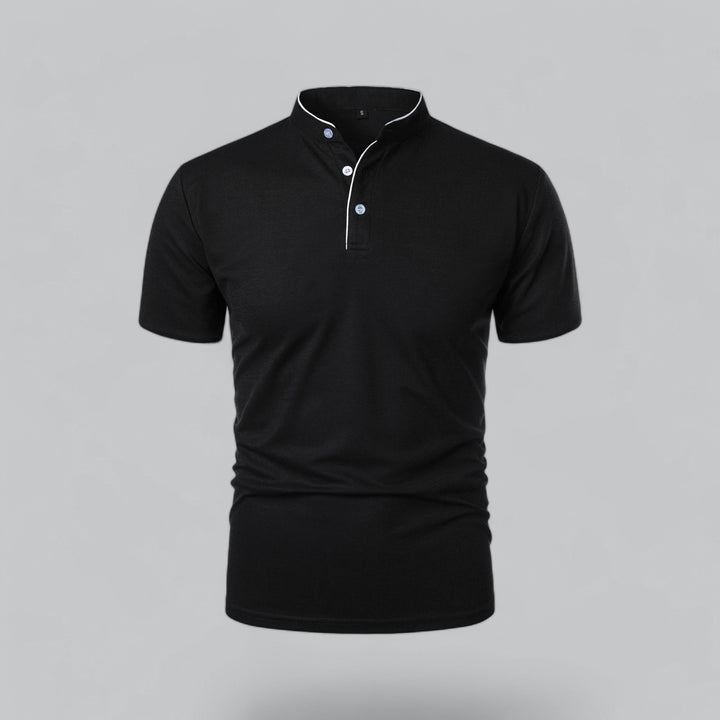 Nico | Men’s Polo Shirt featuring a Stand Collar
