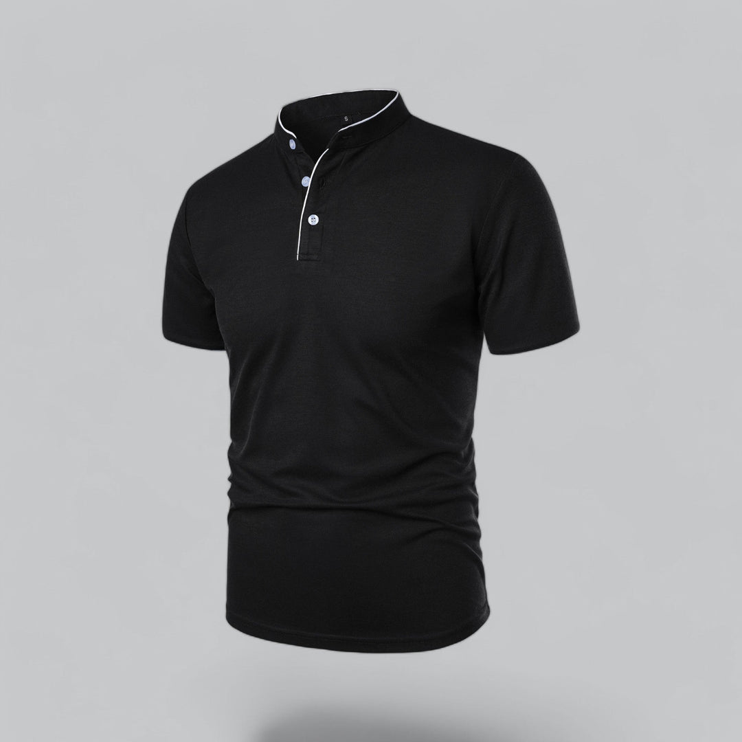 Nico | Men’s Polo Shirt featuring a Stand Collar