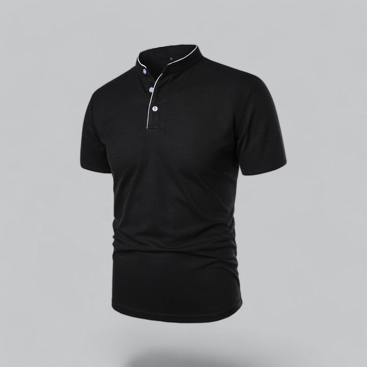 Nico | Men’s Polo Shirt featuring a Stand Collar