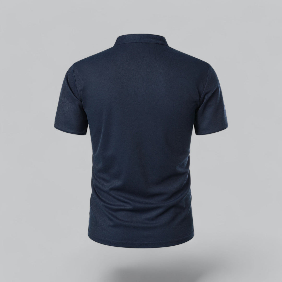 Nico | Men’s Polo Shirt featuring a Stand Collar