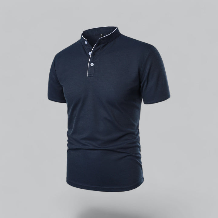 Nico | Men’s Polo Shirt featuring a Stand Collar
