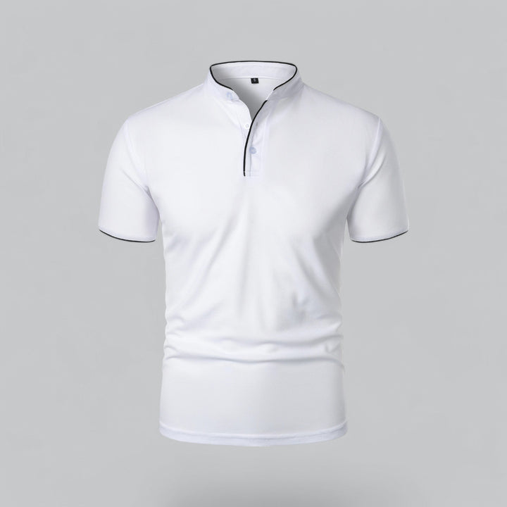 Nico | Men’s Polo Shirt featuring a Stand Collar