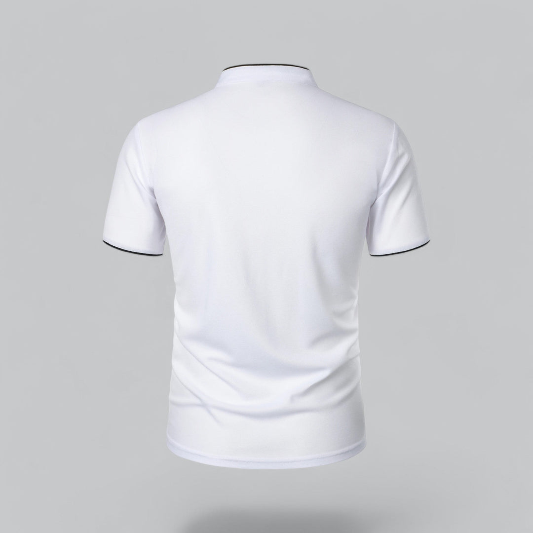 Nico | Men’s Polo Shirt featuring a Stand Collar