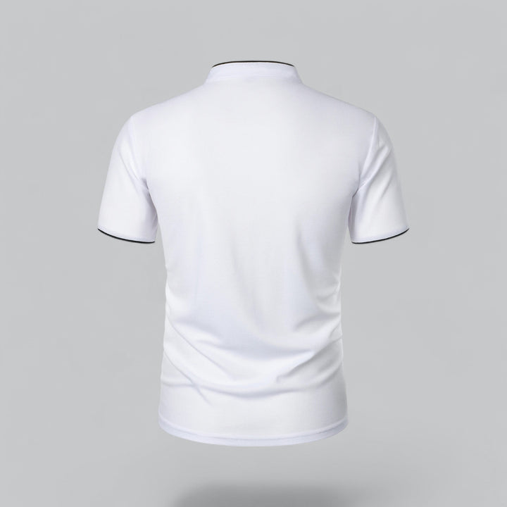 Nico | Men’s Polo Shirt featuring a Stand Collar