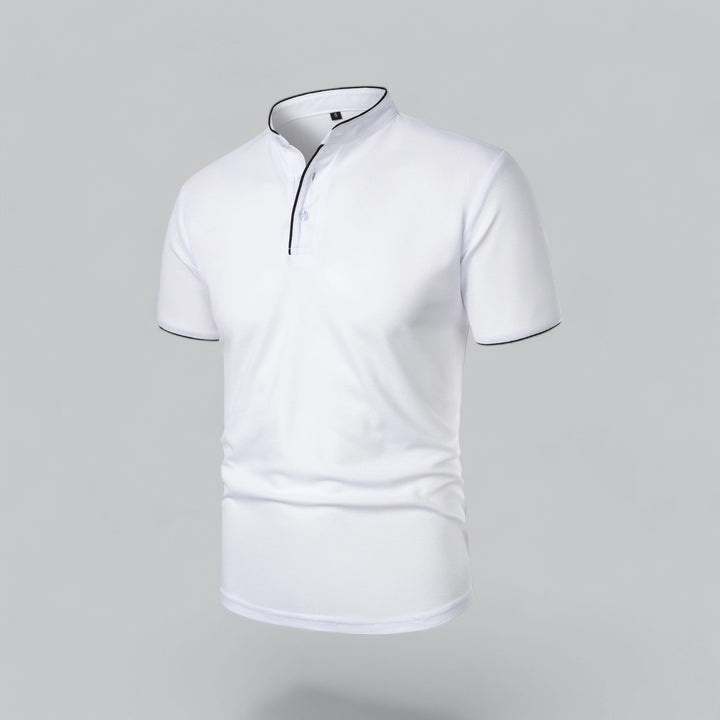 Nico | Men’s Polo Shirt featuring a Stand Collar