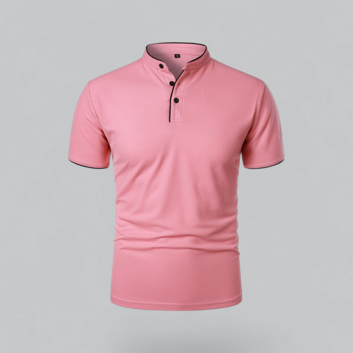 Nico | Men’s Polo Shirt featuring a Stand Collar
