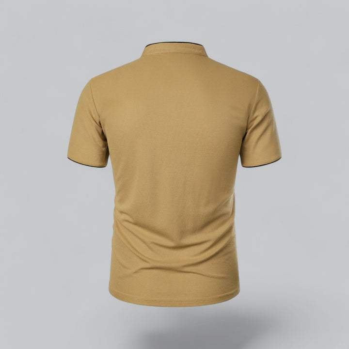 Nico | Men’s Polo Shirt featuring a Stand Collar