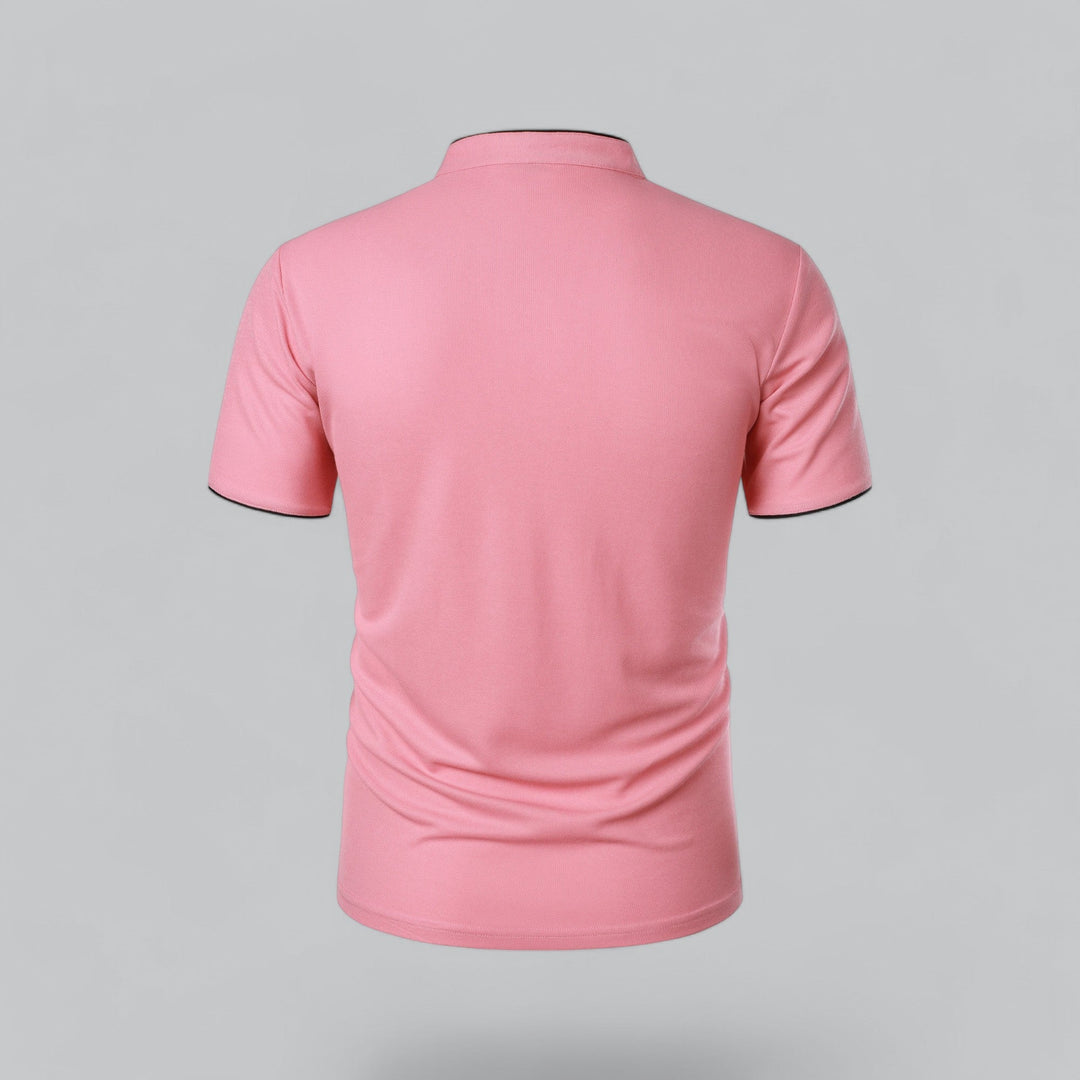 Nico | Men’s Polo Shirt featuring a Stand Collar