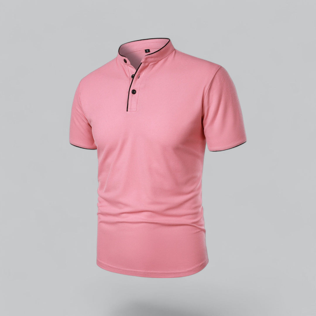 Nico | Men’s Polo Shirt featuring a Stand Collar