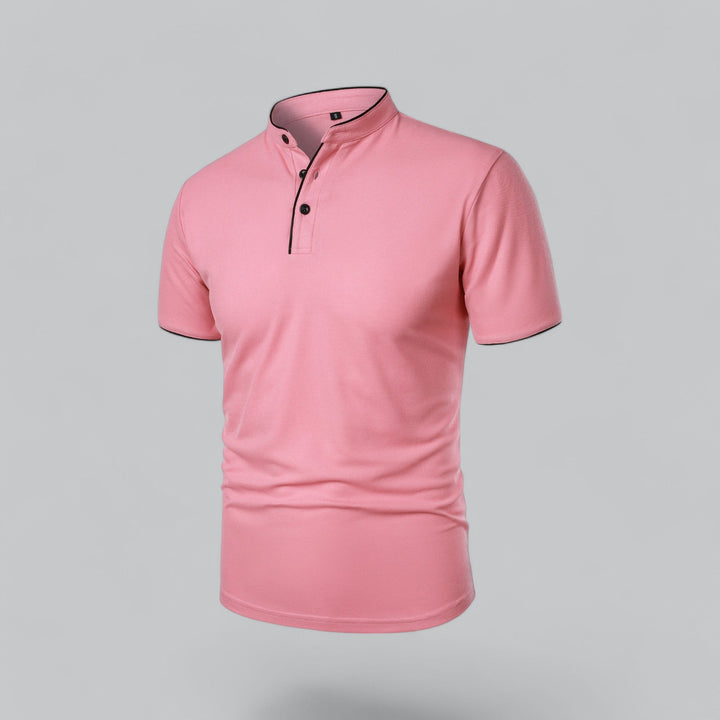 Nico | Men’s Polo Shirt featuring a Stand Collar