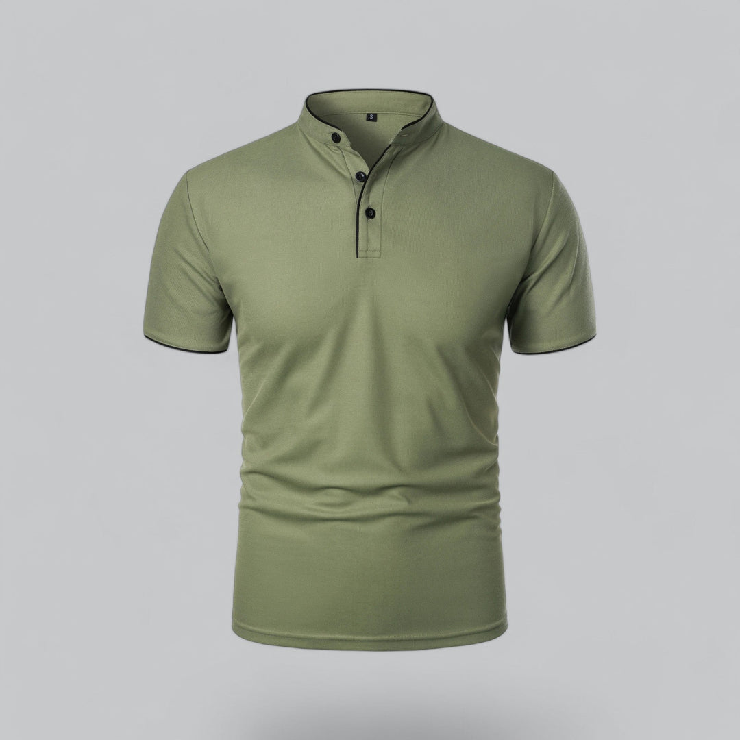 Nico | Men’s Polo Shirt featuring a Stand Collar