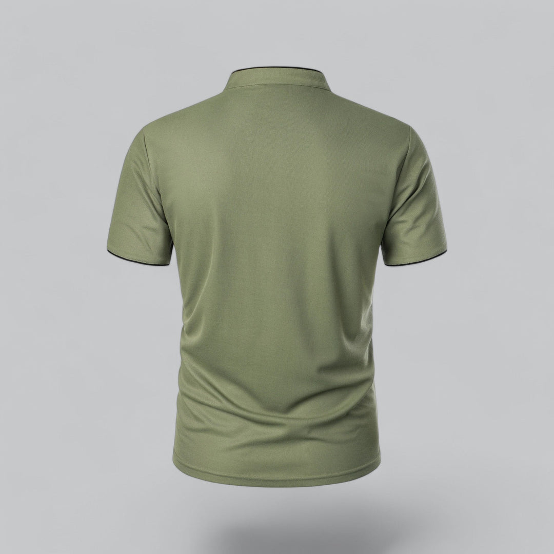 Nico | Men’s Polo Shirt featuring a Stand Collar
