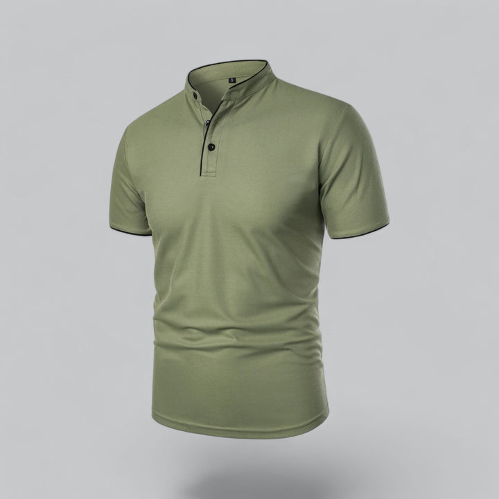 Nico | Men’s Polo Shirt featuring a Stand Collar