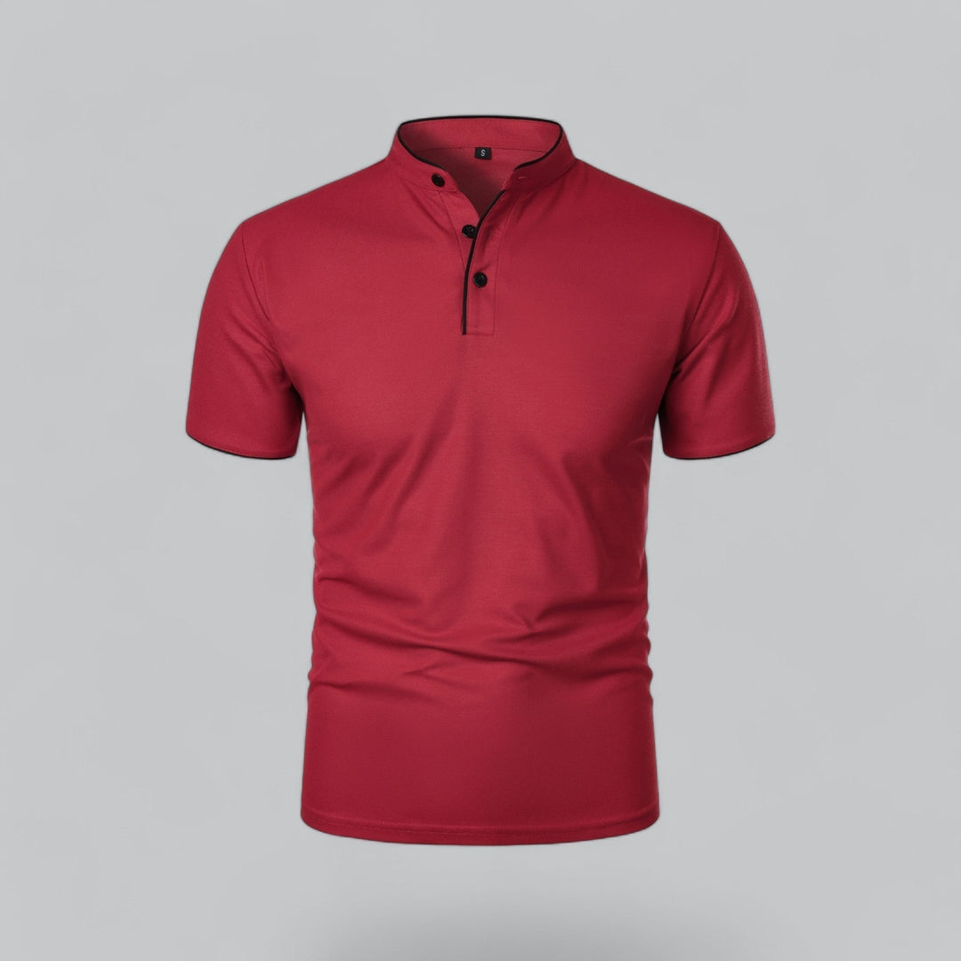 Nico | Men’s Polo Shirt featuring a Stand Collar