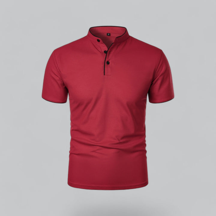 Nico | Men’s Polo Shirt featuring a Stand Collar