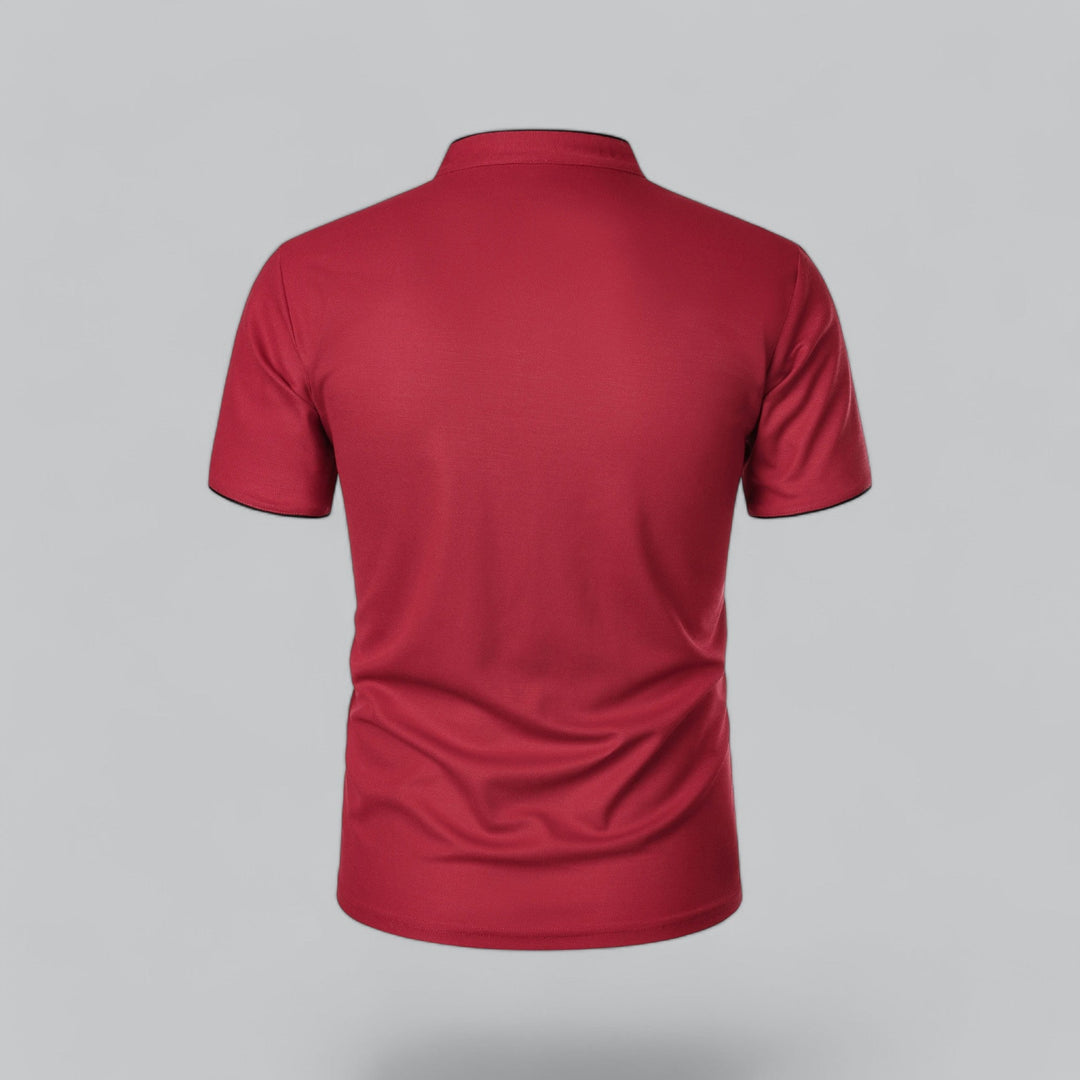 Nico | Men’s Polo Shirt featuring a Stand Collar