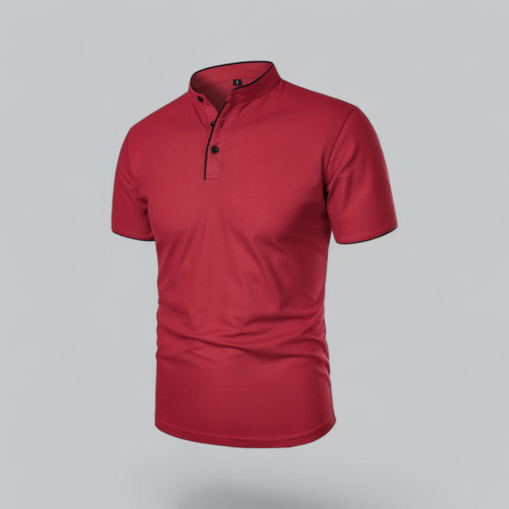 Nico | Men’s Polo Shirt featuring a Stand Collar