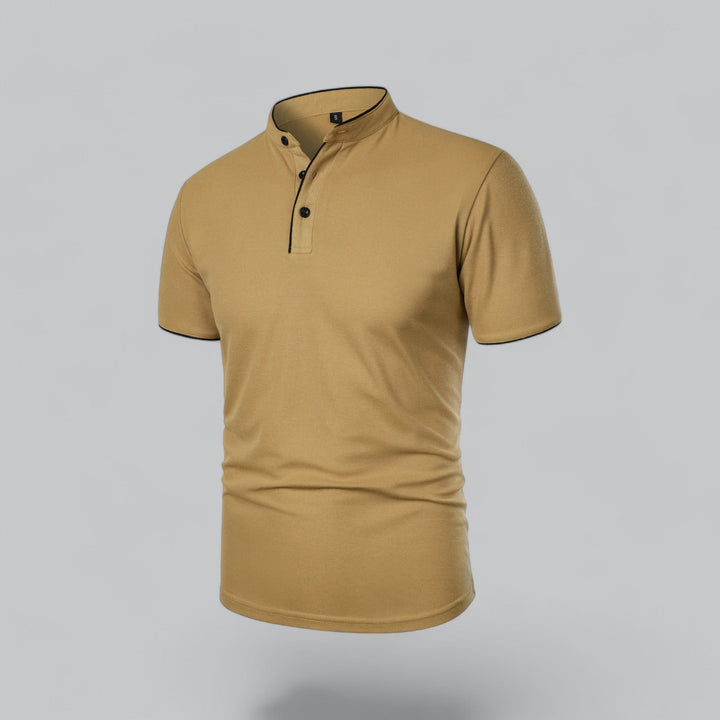 Nico | Men’s Polo Shirt featuring a Stand Collar