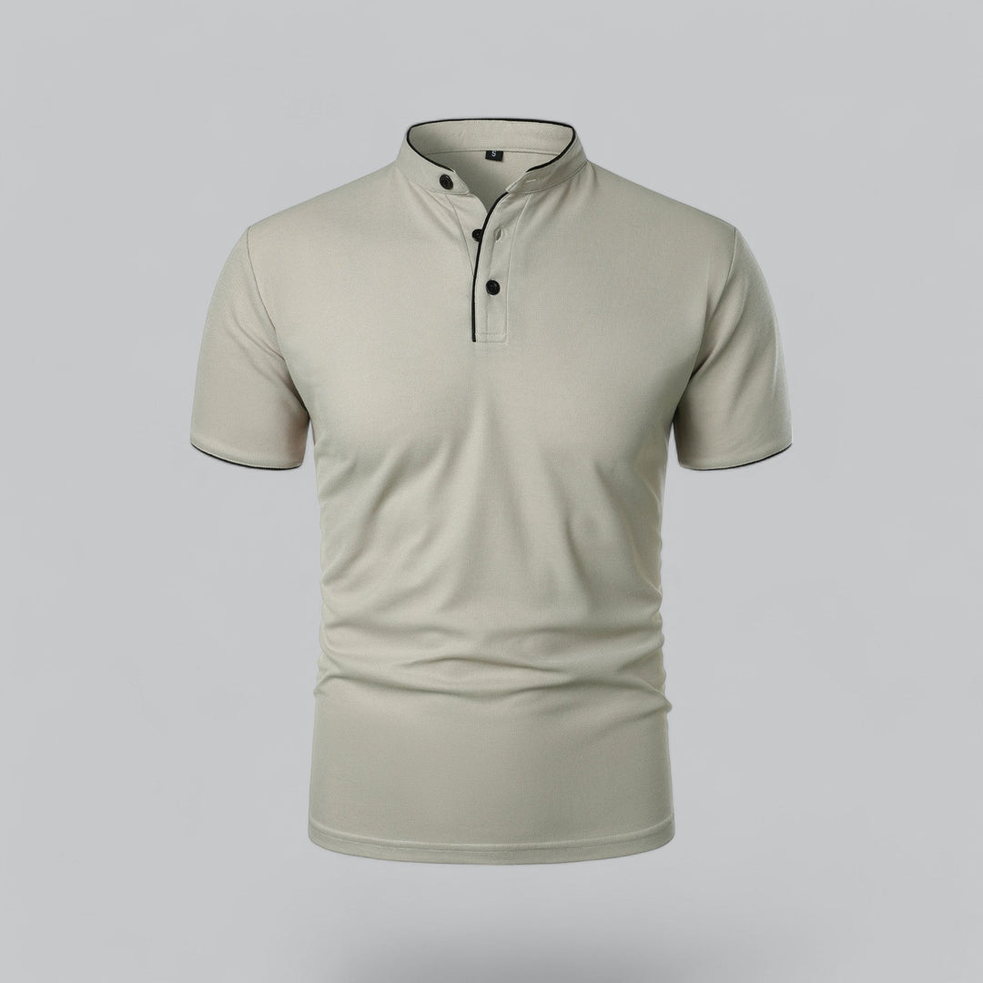 Nico | Men’s Polo Shirt featuring a Stand Collar