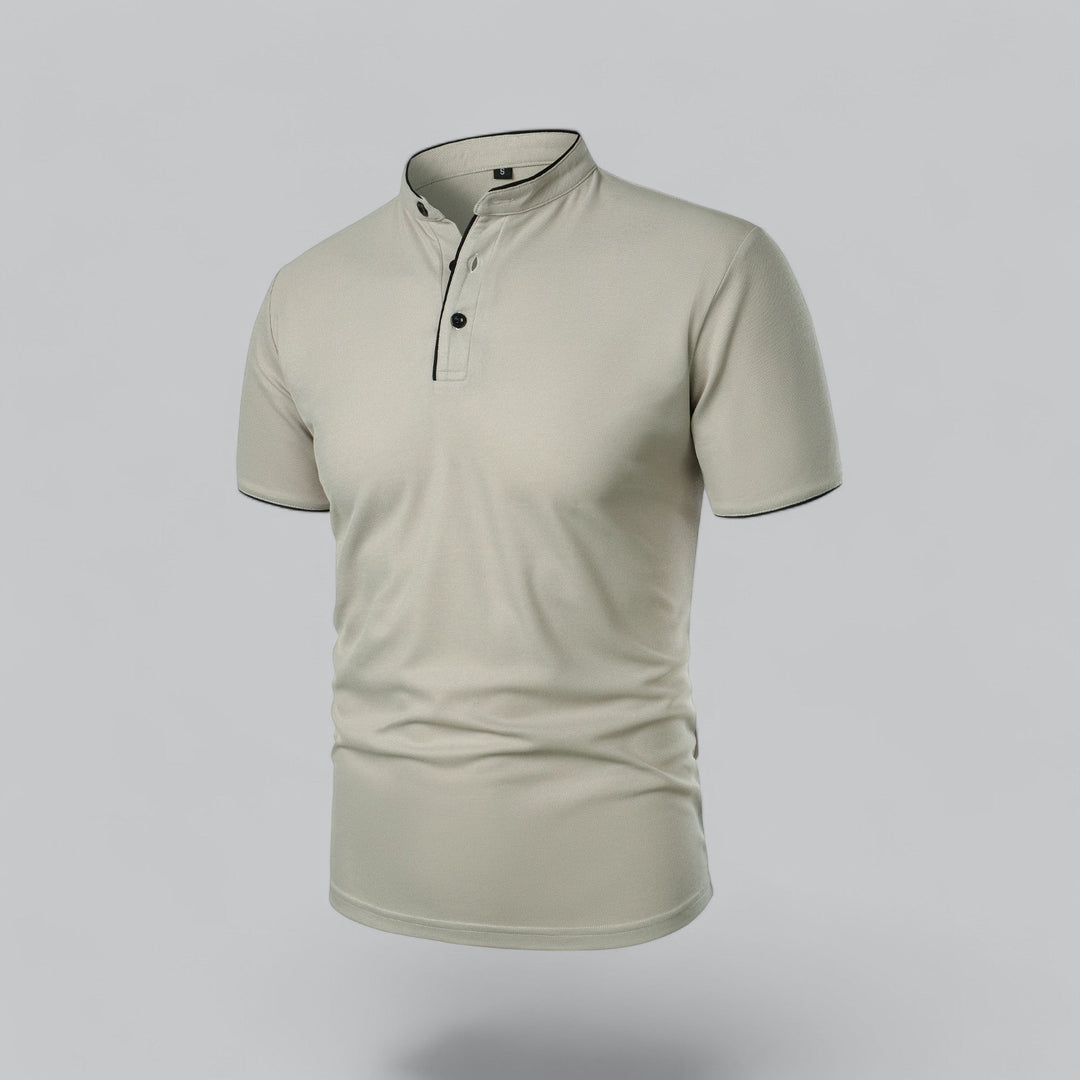 Nico | Men’s Polo Shirt featuring a Stand Collar