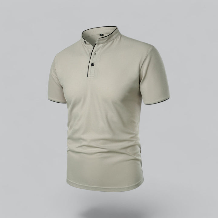 Nico | Men’s Polo Shirt featuring a Stand Collar