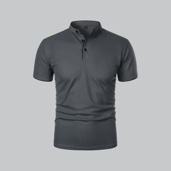 Nico | Men’s Polo Shirt featuring a Stand Collar