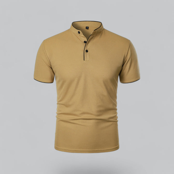 Nico | Men’s Polo Shirt featuring a Stand Collar