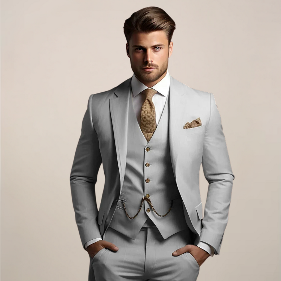 Sebastian | Men’s Three Piece Suit in a Classic Formal Fit