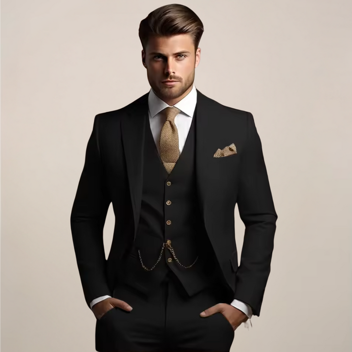 Sebastian | Men’s Three Piece Suit in a Classic Formal Fit
