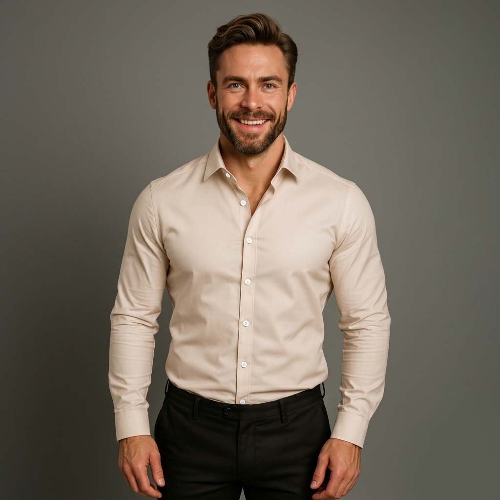 Ewan | Men’s Shirt in a Slim Smart Fit