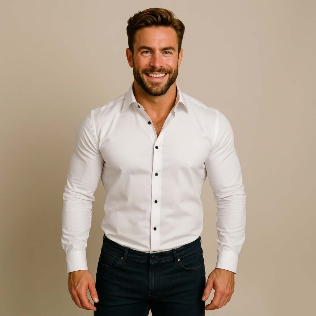 Ewan | Men’s Shirt in a Slim Smart Fit