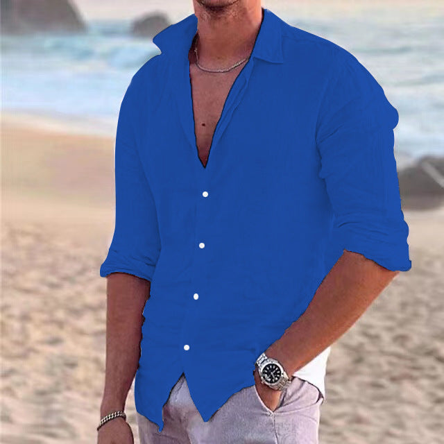 Callen | Men’s Linen Shirt designed for Relaxed Summer Wear