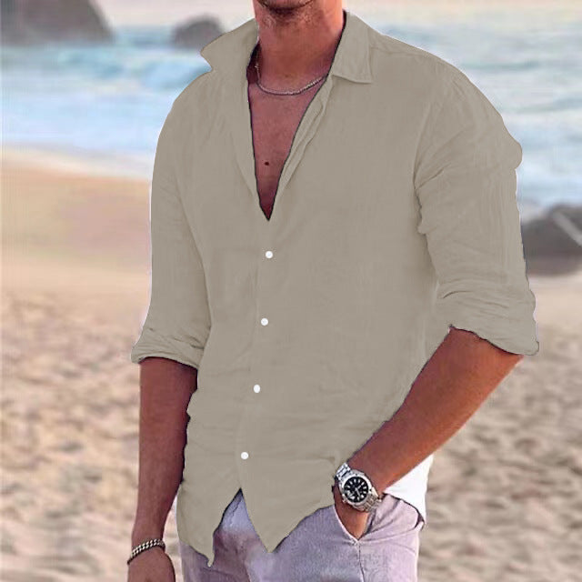 Callen | Men’s Linen Shirt designed for Relaxed Summer Wear