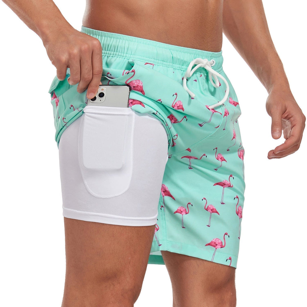 Kai | Men’s Swim Shorts featuring a Tropical Print