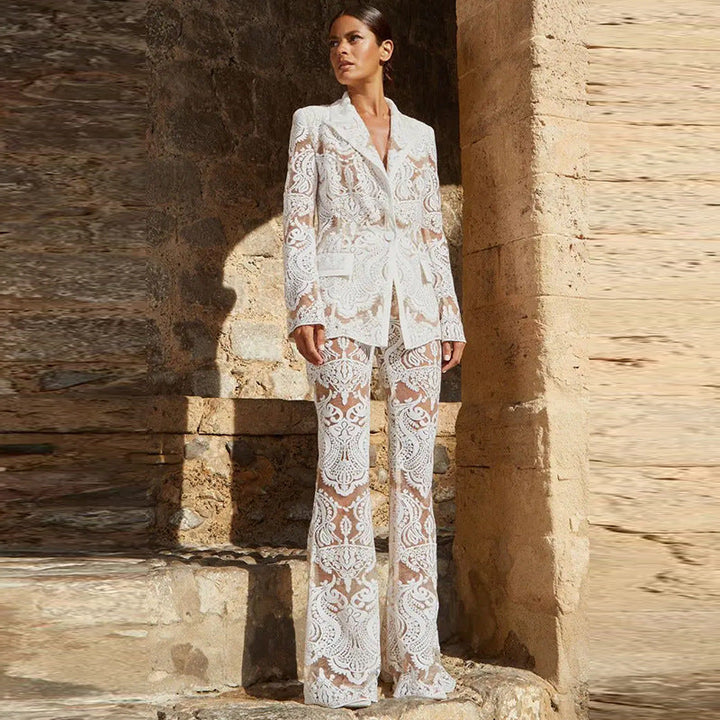 Celeste | Women’s Co-Ord Set featuring Floral Detail