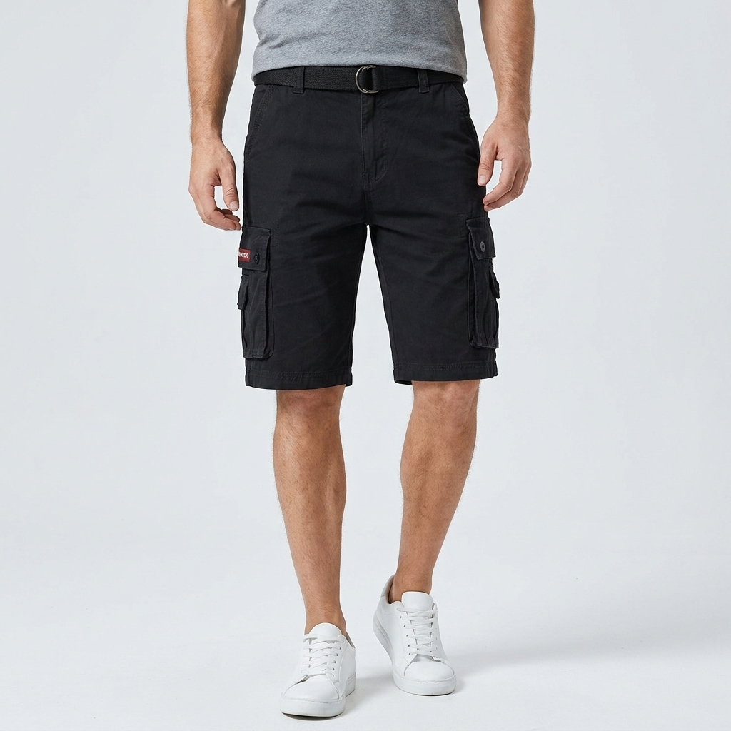 Rigby | Men's Casual Cargo Shorts with Multi-Pocket Five-Panel Design