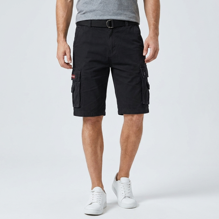 Rigby | Men's Casual Cargo Shorts with Multi-Pocket Five-Panel Design