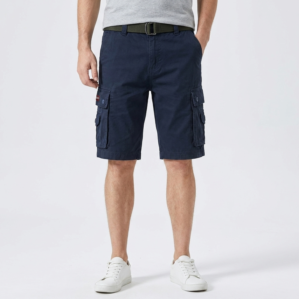 Rigby | Men's Casual Cargo Shorts with Multi-Pocket Five-Panel Design